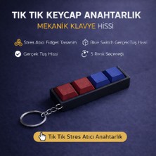 Akıllı Cep Dünyası Taraftar 4’lü Keycap Tuş Anahtarlık – Blue Switch Mekanik Tuş Anahtarlık