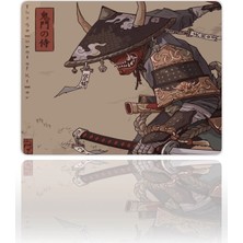 Urzuva Warrior Oni Gaming Oyuncu Xxl Mouse Pad Kaydırmaz Dikişli Mousepad 480X400X4 mm Dikişli Model