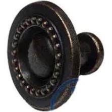 Marsilyan Dekoratif Zamak Düğme - 23X23MM, Eskitme, 100 Adet