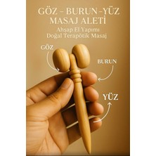 WoodBay Ahşap Burun ve Göz Masaj Aleti – Yüz Masaj Aleti