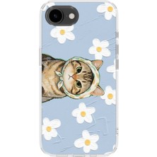 Karsu Design iPhone 16E Uyumlu Baskılı Şeffaf Telefon Kılıfı | Koleksiyon: Soft Girl Clean Aesthetic