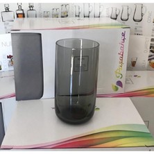 Paşabahçe Iconic Gri Desenli Su Bardak 6'lı Kulpsuz 365 ml 6 Parçalı Set