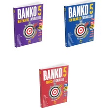 Model Eğitim 5.sınıf Banko Türkçe+Fen+Türkçe Fasikülleri(3 Kitap)