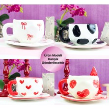 Giftmoda Karışık Desenli Kahve Kupası BM-2326