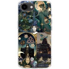Karsu Design iPhone 17E Uyumlu Baskılı Şeffaf Telefon Kılıfı | Koleksiyon: Mystical Symbols
