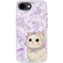 Karsu Design iPhone 16E Uyumlu Baskılı Şeffaf Telefon Kılıfı | Koleksiyon: Soft Girl Clean Aesthetic