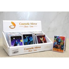 Ett Hareketli Sulu Detaylı Kedi Figürlü El Aynası