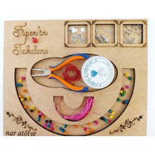 Gözeler 85 Parça Kişiye Özel Ahşap Takı Tasarım Tablası