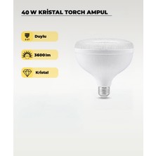 AC Aydınlatma 40W Kristal Torch LED Ampul Beyaz Işık