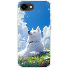 Karsu Design iPhone 16E Uyumlu Baskılı Şeffaf Telefon Kılıfı | Koleksiyon: Cute Dog Loyalty