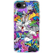 Karsu Design iPhone 17E Uyumlu Baskılı Şeffaf Telefon Kılıfı | Koleksiyon: Drip Art
