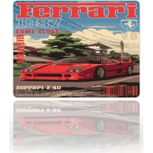 Urzuva F40 Gaming Oyuncu Xxl Mouse Pad Kaydırmaz Dikişli Mousepad 480X400X4 mm Dikişli Model
