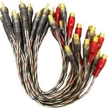 Fully Anfi Y Kablo 2 Rca Dişi 1 Rca Erkek 30 cm (10 Adet)