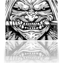 Urzuva Rage Oni Gaming Oyuncu Xxl Mouse Pad Kaydırmaz Dikişli Mousepad 480X400X4 mm Dikişli Model