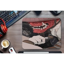 Urzuva Savage Oni Gaming Oyuncu Xxl Mouse Pad Kaydırmaz Dikişli Mousepad 40X30X3MM Dikişli Model