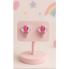 Miraç Gümüş Takı Atölyem 925 Ayar Gümüş Minimal Çocuk Küpesi