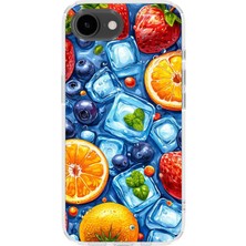 Karsu Design iPhone 17E Uyumlu Baskılı Şeffaf Telefon Kılıfı | Koleksiyon: Fruits And Vegetables