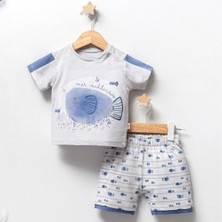 Tongs Baby Fısh In The Sea Pamuklu  Erkek Bebek Takımı