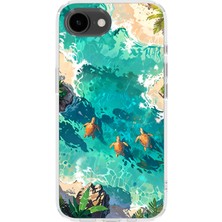 Karsu Design iPhone 16E Uyumlu Baskılı Şeffaf Telefon Kılıfı | Koleksiyon: Minimalist Style 3