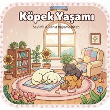M&H Coloring Köpek Yaşamı - 21X21 cm Boyama Kitabı, Çocuk ve Yetişkinler Için
