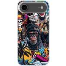 Karsu Design iPhone 17 Air Uyumlu Baskılı Şeffaf Telefon Kılıfı | Koleksiyon: Drip Art