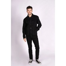 Rebel Maverick Black Rodeo Erkek Jean Ceket
