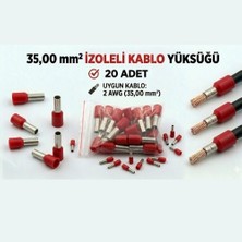 Tork 35 mm Izoleli Kablo Yüksüğü – 2 Awg – Kırmızı Renk – 20 Adet