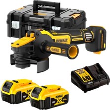 Dewalt DCG409VSP2T 18V 5.0 Ah Çift Akülü Devir Ayarlı Avuç Taşlama