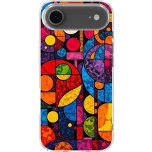Karsu Design iPhone 17 Air Uyumlu Baskılı Şeffaf Telefon Kılıfı | Koleksiyon: Psychedelic Art