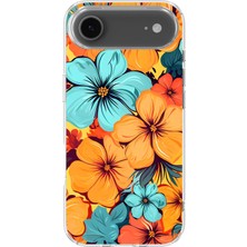 Karsu Design iPhone 17 Air Uyumlu Baskılı Şeffaf Telefon Kılıfı | Koleksiyon: Pastel Flower Patterns