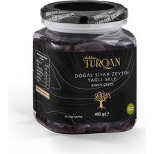 Villa Turqan Doğal Siyah Zeytin – Gemlik Çeşidi - Yağlı Sele - 400 gr
