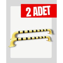 UZM PARK 2 Adet Standart Sabit Araç Park Stoperi Otopark Yol Trafik Bariyeri 180X12CM