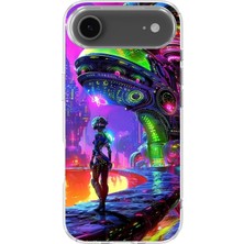 Karsu Design iPhone 17 Air Uyumlu Baskılı Şeffaf Telefon Kılıfı | Koleksiyon: Cyberpunk Theme