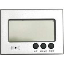 Parmida Humidor Gümüş Dijital Nem Ölçer Higrometre PPO023