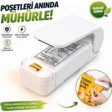 Astakos Mini Sızdırmaz Ambalaj Makinesi Pilli Poşet Yapıştırıcı Taşınabilir Isı Mühürleme Cihazı