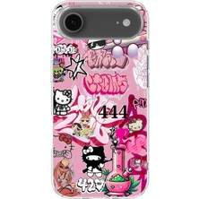 Karsu Design iPhone 17 Air Uyumlu Baskılı Şeffaf Telefon Kılıfı | Koleksiyon: Y2K Girl Aesthetic