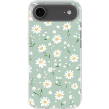 Karsu Design iPhone 17 Air Uyumlu Baskılı Şeffaf Telefon Kılıfı | Koleksiyon: Soft Daisy