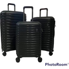 Nishev.com Evini Sev Premium Abs Kırılmaz 4 Tekerlekli Bavul Set – Yerli Güç ve Şıklık