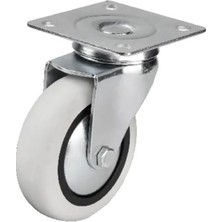 Marsilyan 351 - 75X25 mm Pvc Tablalı Tekerlek - 4 Adet