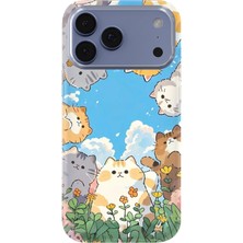 Karsu Design iPhone 17 Pro Uyumlu Baskılı Şeffaf Telefon Kılıfı | Koleksiyon: Anime Animal Characters