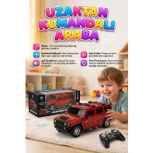 Farbu Oyuncak  Uzaktan Kumandalı 7 Fonksiyonlu Işıklı Tepe Lambalı 1:16 Ölçek Hummer Suv Oyuncak Arazi Arabası