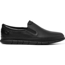 Erkek Sneaker OG-5424 John May 101 Siyah Dolaplı Deri