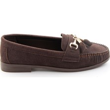 Bambi Kahve  Kadın Loafer Ayakkabı K01140006271