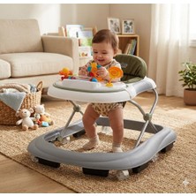 Nioni Baby 2Go Müzikli Eğitici Tasarım Yürüteç 15 kg Taşıma Kapasitesi ile Yeşil Renkli