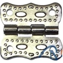 Marsilyan Papatya Menteşe - Küçük 20X20 Mm, Nikel, 100 Adet