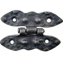 Marsilyan Antika Tarz Dekoratif Pirinç Bodur Menteşe - 75X50 Mm, Oksit