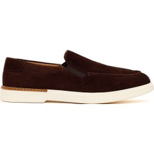 Derimod Erkek Kahverengi Süet Deri Loafer 26SFD612210