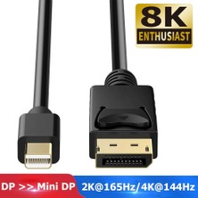Daytona Mini Display Port To Display Port Çevirici Kablo Altın Renk ile Yüksek Performanslı Bağlantı