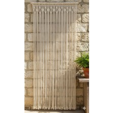 Hediselim El Örgüsü Düğüm Model Makrome Perde ve Duvar Süsü