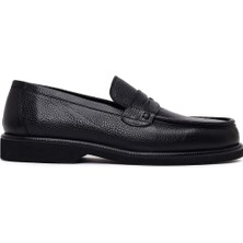Derimod Erkek Siyah Deri Casual Loafer 26SFD7046FT